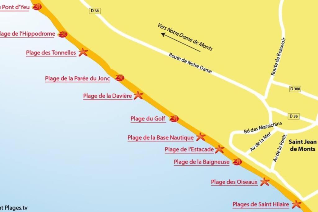Chez Aurore & Jeremy En Vendee - Jolie Maison Cosy Tout Pres Des Plages De L'Atlantique 圣伊莱尔·德列 外观 照片